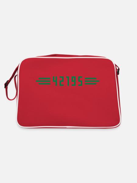 Marathon 42195 meters - Retro Bag - red/white - Back