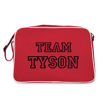 TEAM TYSON Nom du chien Maillot de l’équipe masculine - Sac Retro - rouge/blanc - Dos