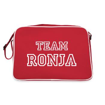 TEAM RONJA Nom du chien TeamTricot - Sac Retro - rouge/blanc - Dos