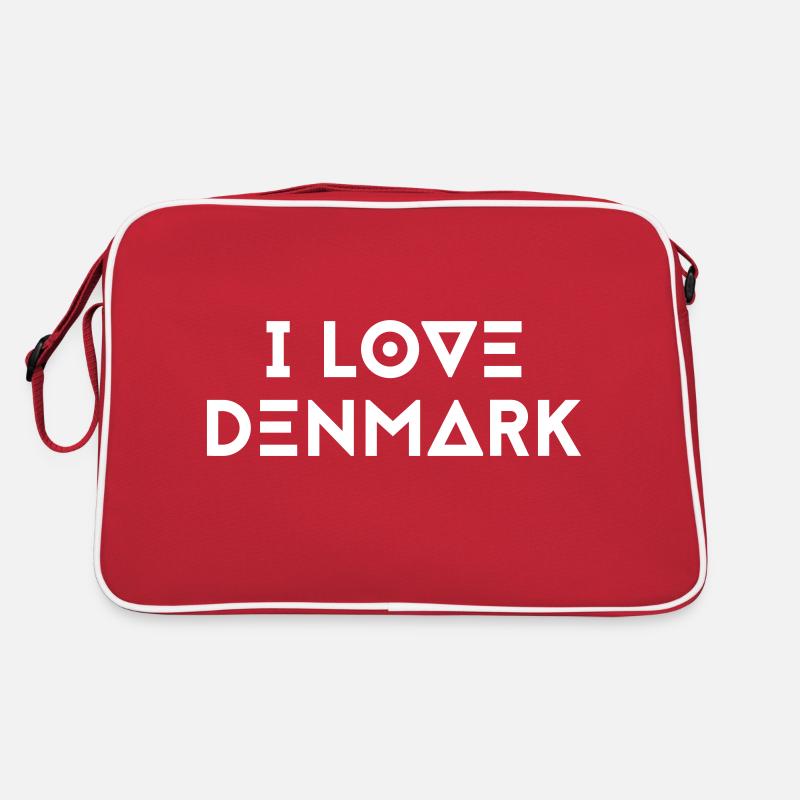 I LOVE DENMARK Retro Tasche