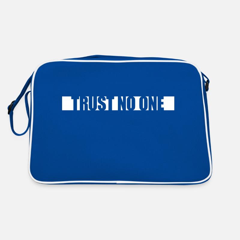 trust no one quote Retro Bag