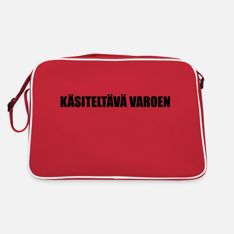 KasiteltavaVaroen - Retro Bag - red/white