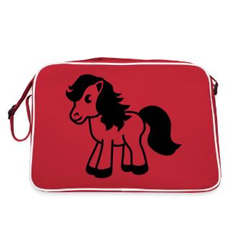 cute pony - Sac Retro - rouge/blanc - Dos