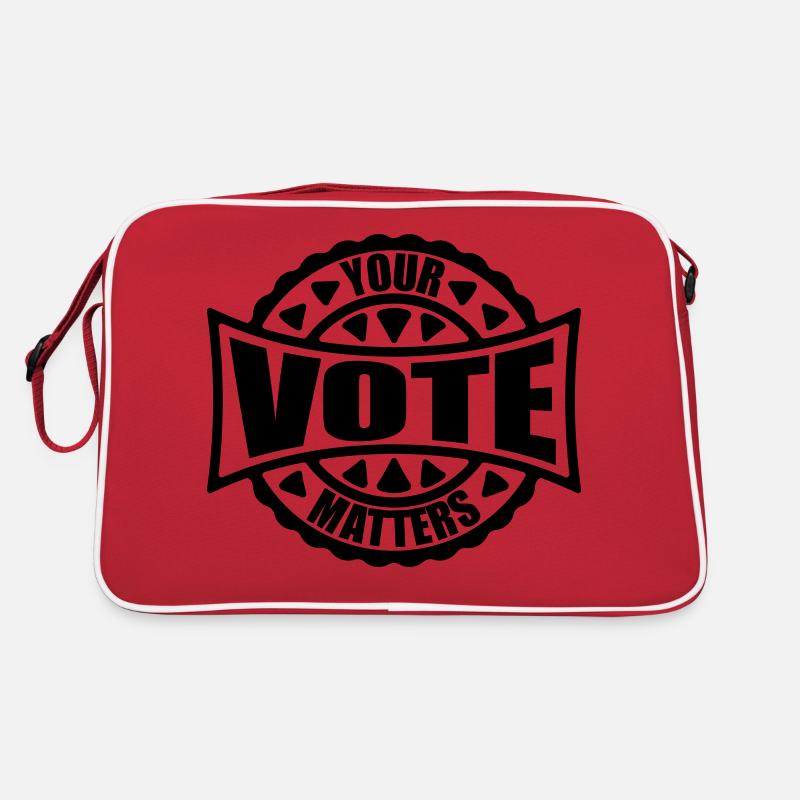 your vote matters quote Retro Bag