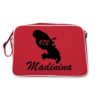madinina - Sac Retro - rouge/blanc - Dos