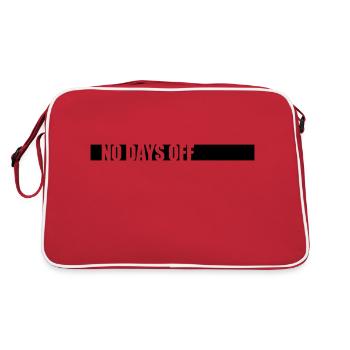 pas de jours de congé devis - Sac Retro - rouge/blanc - Dos