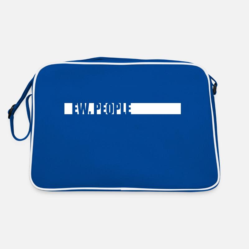 ew people lustiges Zitat Retro Tasche