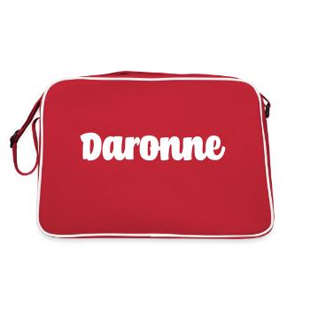 Maman humour la Daronne - Sac Retro - rouge/blanc - Dos