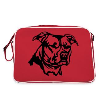ares - Sac Retro - rouge/blanc - Dos