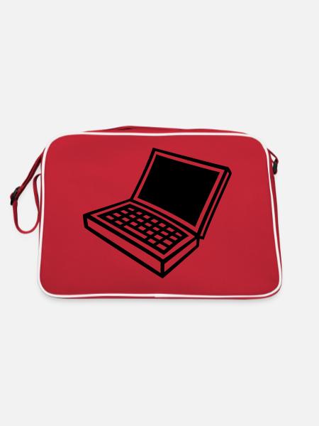 laptop_1c - Retro Bag - red/white - Back