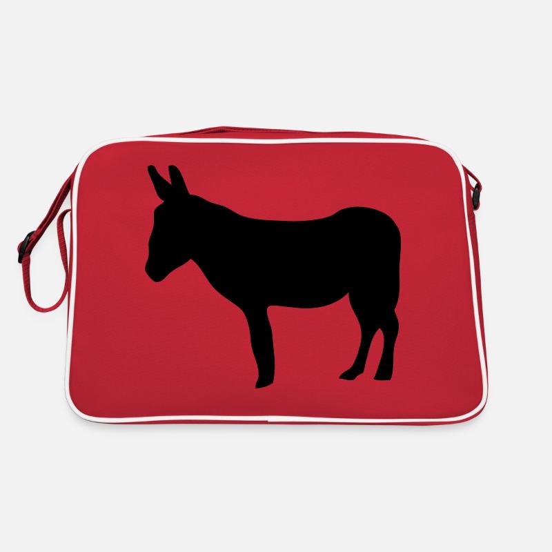 animaux fermer ane Sac Retro