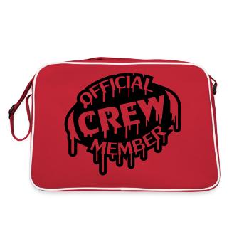 Official Crew Member Stamp - Sac Retro - rouge/blanc - Dos