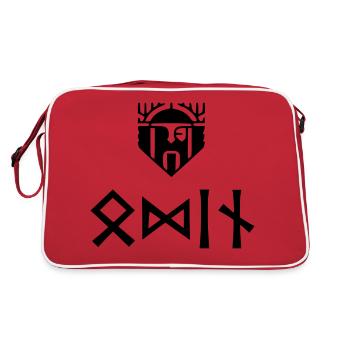 Odin - Retro Bag - red/white - Back