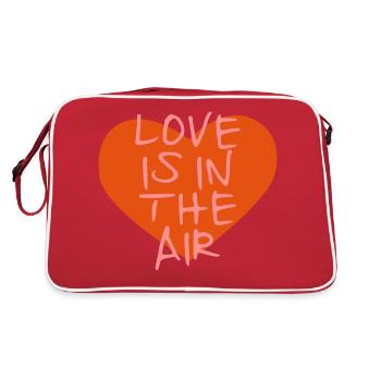 L'amour est dans l'air - Sac Retro - rouge/blanc - Dos