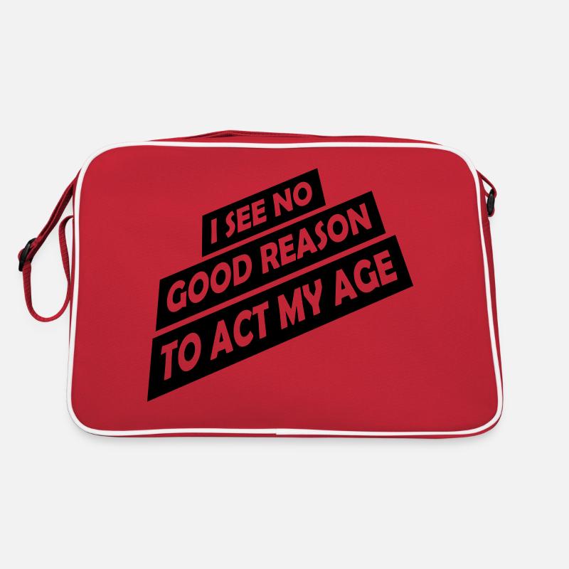 to act my age Retro Tasche
