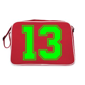 13 - Retro Bag - red/white - Back