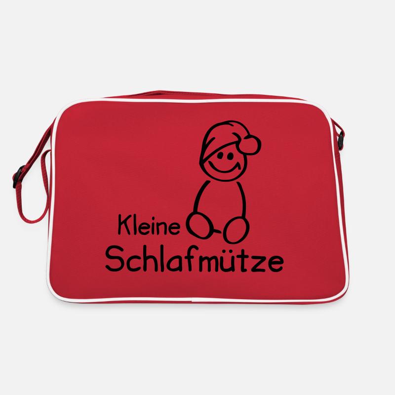 schlafmütze von wicki_de - Retro Tasche - Rot/Weiß