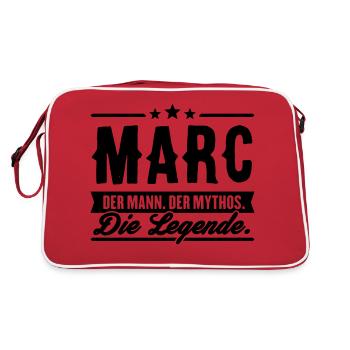 Man Myth Legend Marc - Retro Bag - red/white - Back