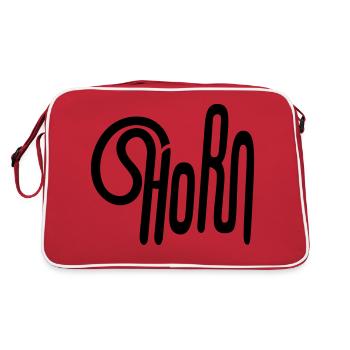CORNE de Waldhorn - Sac Retro - rouge/blanc - Dos
