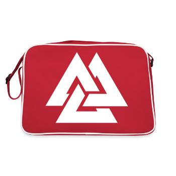 valknut - Retro Bag - red/white - Back