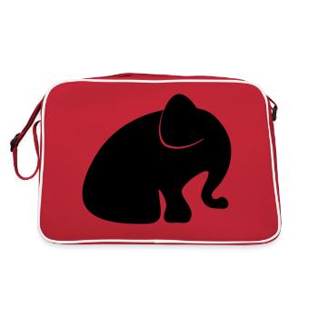éléphant bébé - Sac Retro - rouge/blanc - Dos