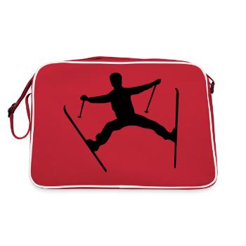 Skier crash - Retro Bag - red/white - Back