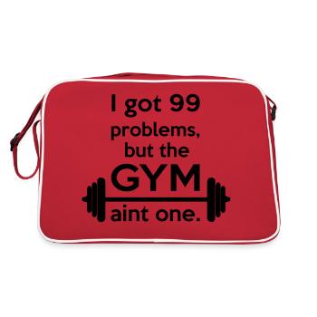 Gym - Sac Retro - rouge/blanc - Dos