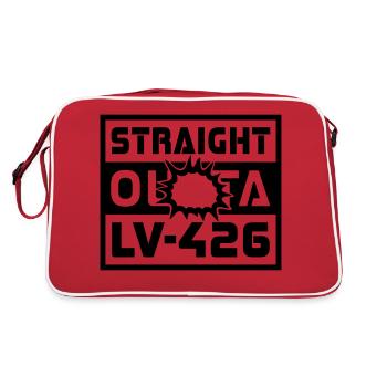 Straight outta LV-426 - Sac Retro - rouge/blanc - Dos