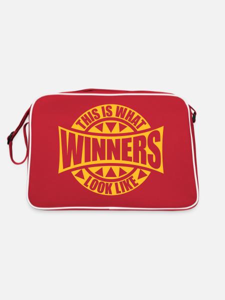 What Winners Look Like - Retro Bag - red/white - Back