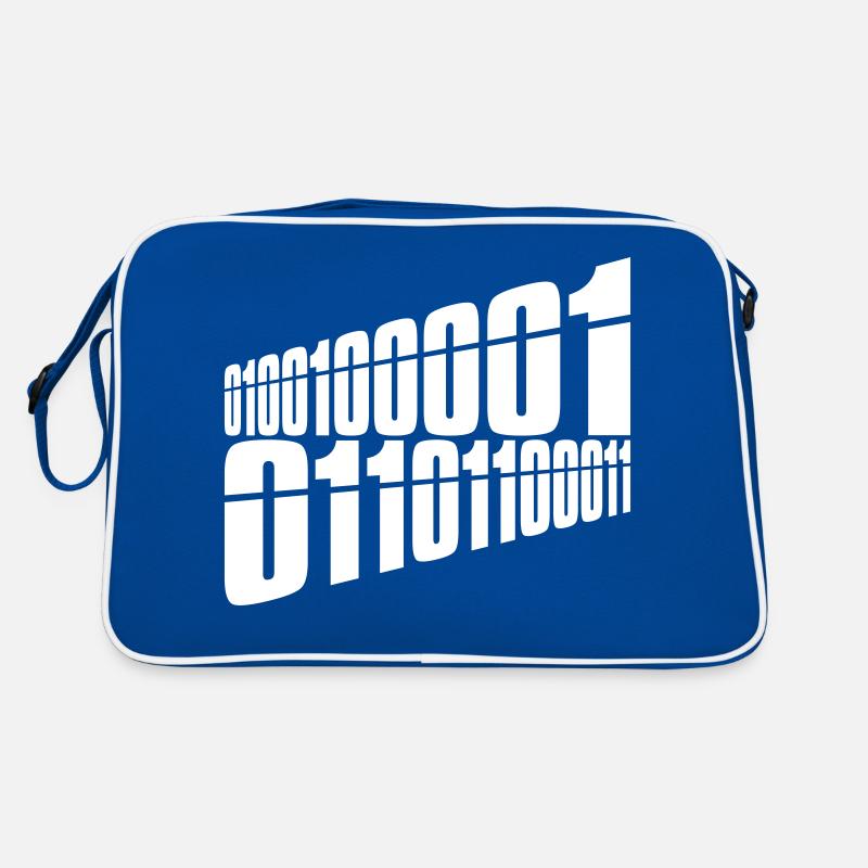 Binär Code Programm Sprache Retro Tasche