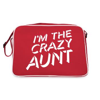 at The Crazy Aunt - Retro Bag - red/white - Back
