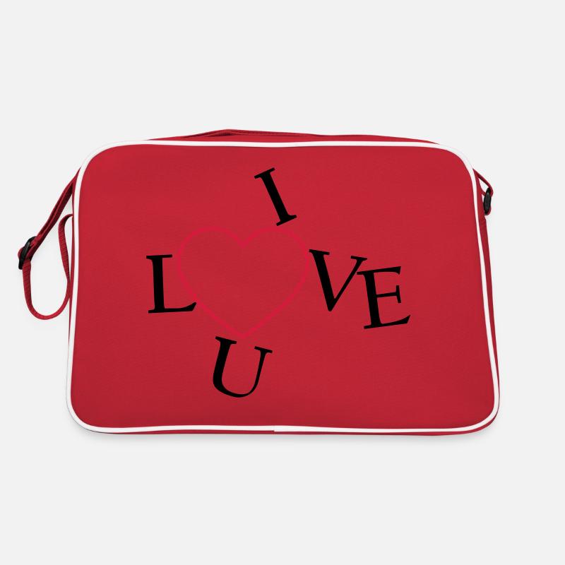 Ich liebe dich... Retro Tasche