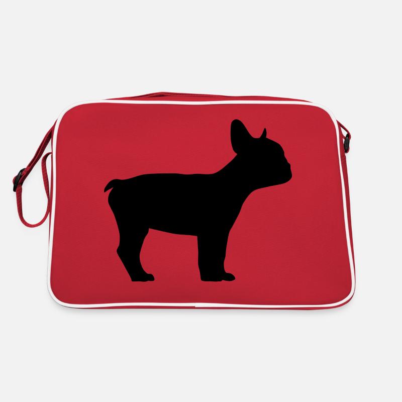 Bouledogue anglais Silhouette 1 Sac Retro
