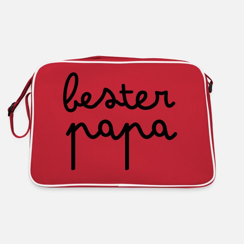 Bester Papa Retro Tasche