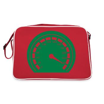 Compteur de vitesse Racing - Sac Retro - rouge/blanc - Dos