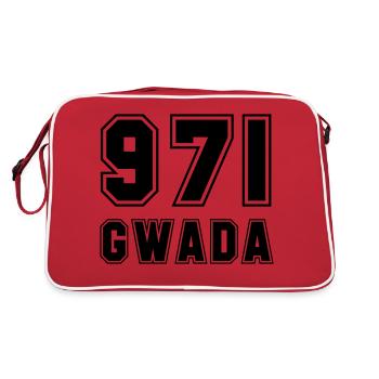 Gwada 971 - Sac Retro - rouge/blanc - Dos
