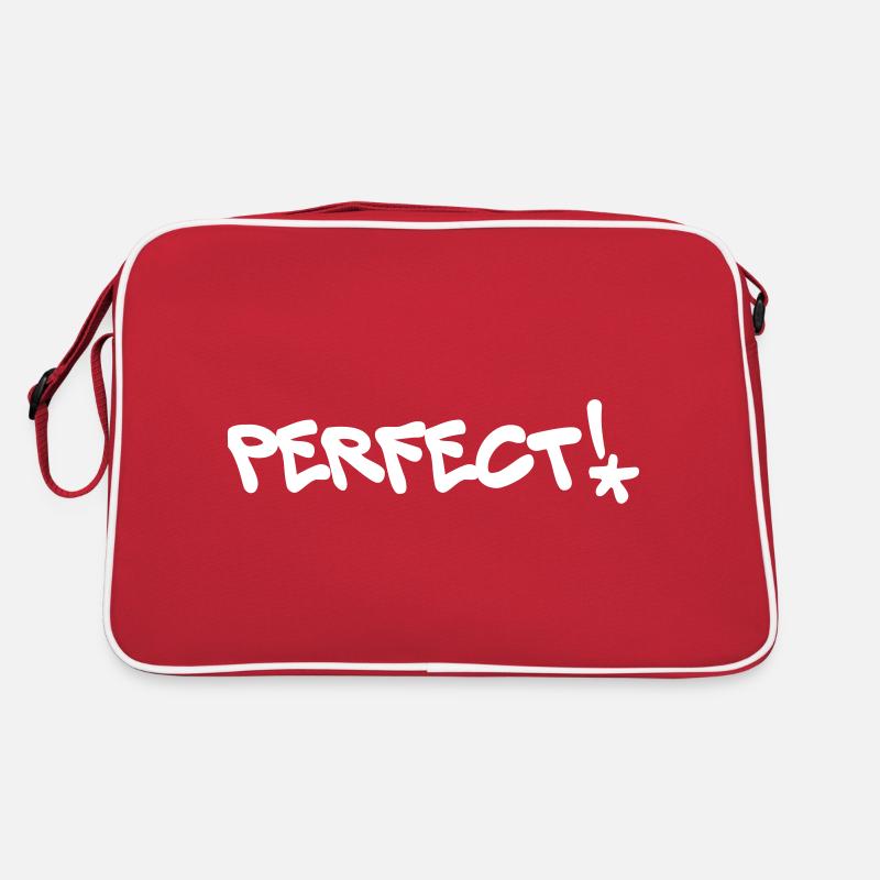Perfect, Parfait, Graffiti, Couleur modifiable Sac Retro