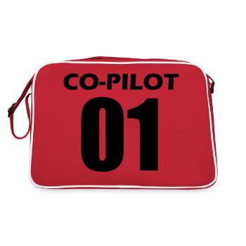 Co-Pilot Partnerlook - Sac Retro - rouge/blanc - Dos