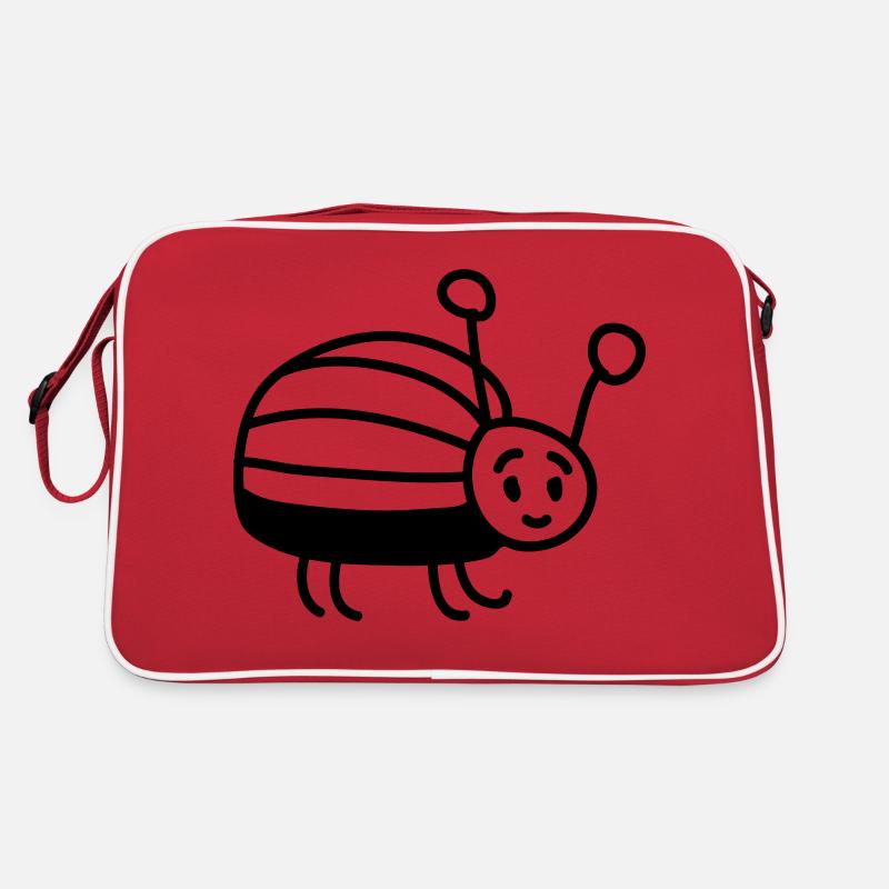 little bug - line Retro Bag