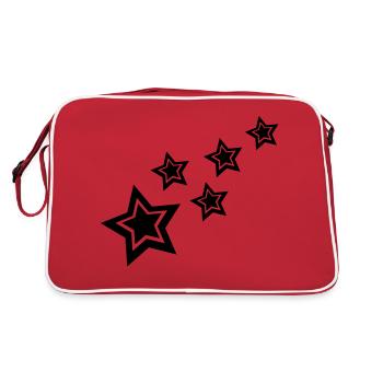 stars - Sac Retro - rouge/blanc - Dos