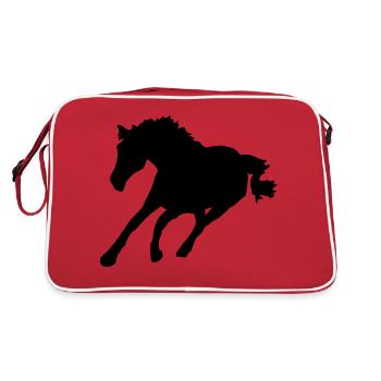 cheval - Sac Retro - rouge/blanc - Dos