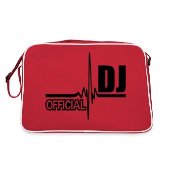 dj officiel - Sac Retro - rouge/blanc - Dos