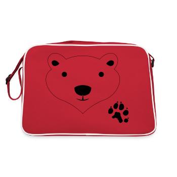 Polar Bear - Sac Retro - rouge/blanc - Dos
