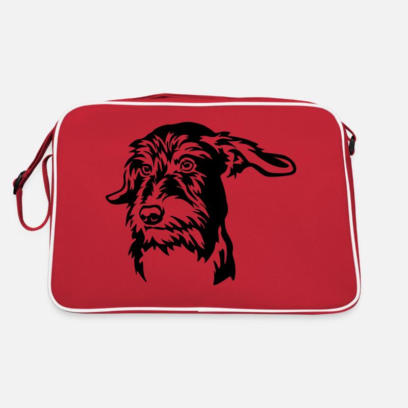 Tête de teckel Sac Retro