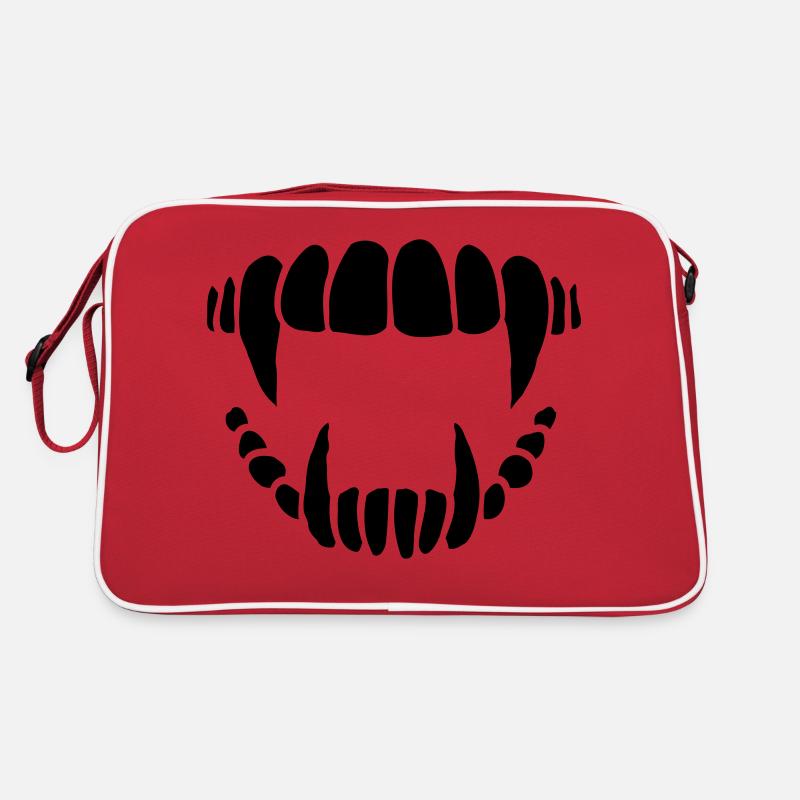 Conception de dents de vampire Sac Retro