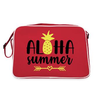 Aloha Summer - Retro Bag - red/white - Back