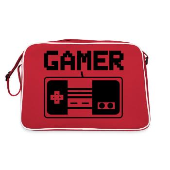 Joueur 2 - Sac Retro - rouge/blanc - Dos