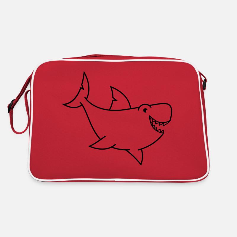 Bande dessinée de requin Sac Retro