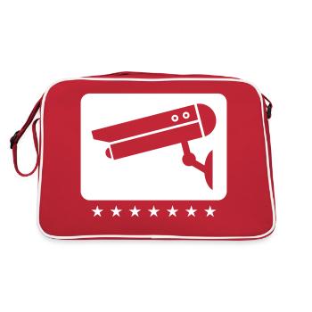Icône de l’appareil photo - Sac Retro - rouge/blanc - Dos