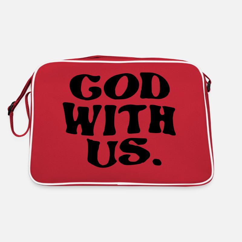 Gott sei mit uns Retro Tasche